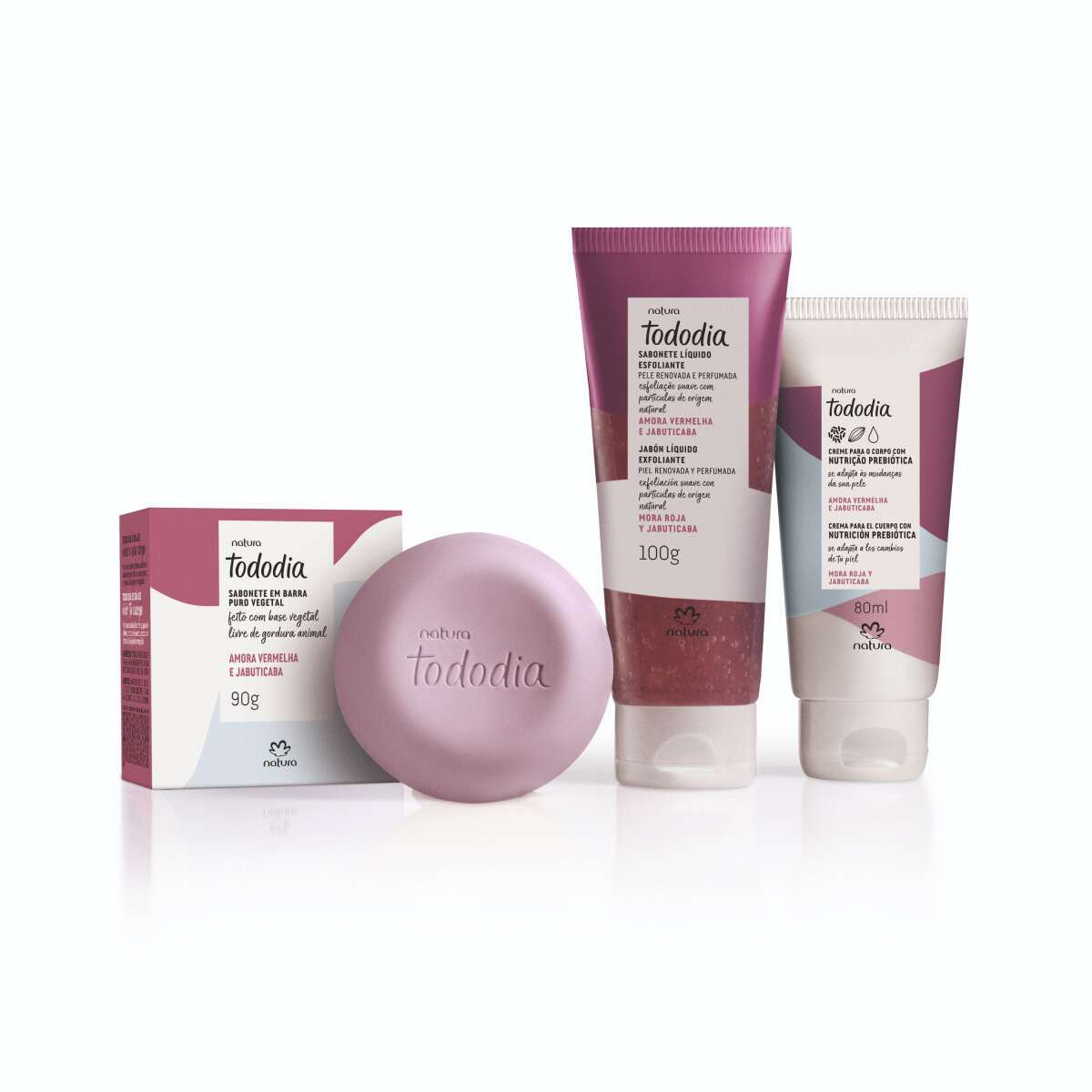 Presente Natura Tododia Ritual Banho Amora Vermelha e Jabuticaba | Natura BR
