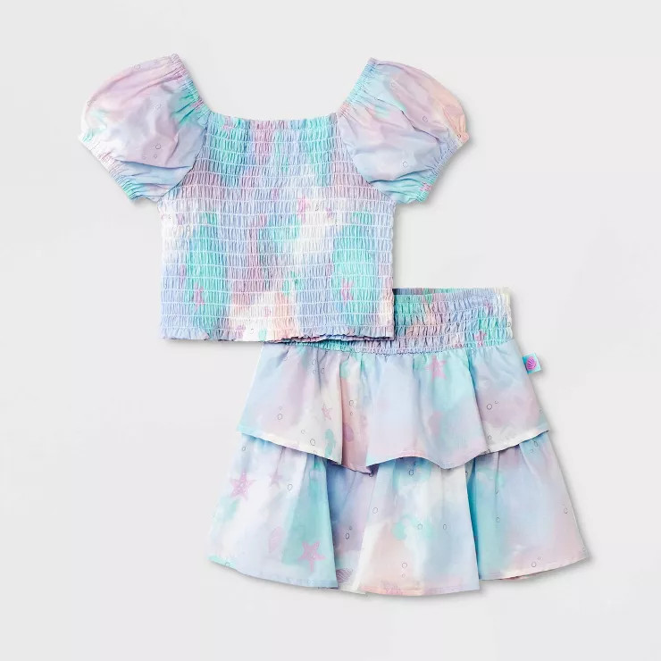 Toddler Girls' Disney Little Mermaid Top and Bottom Set | Target