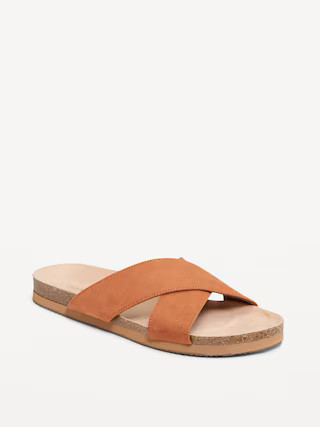 Cross-Strap Cork Sandals | Old Navy (US)