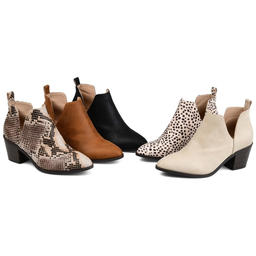 Deep Side V Trendy Booties | Jane