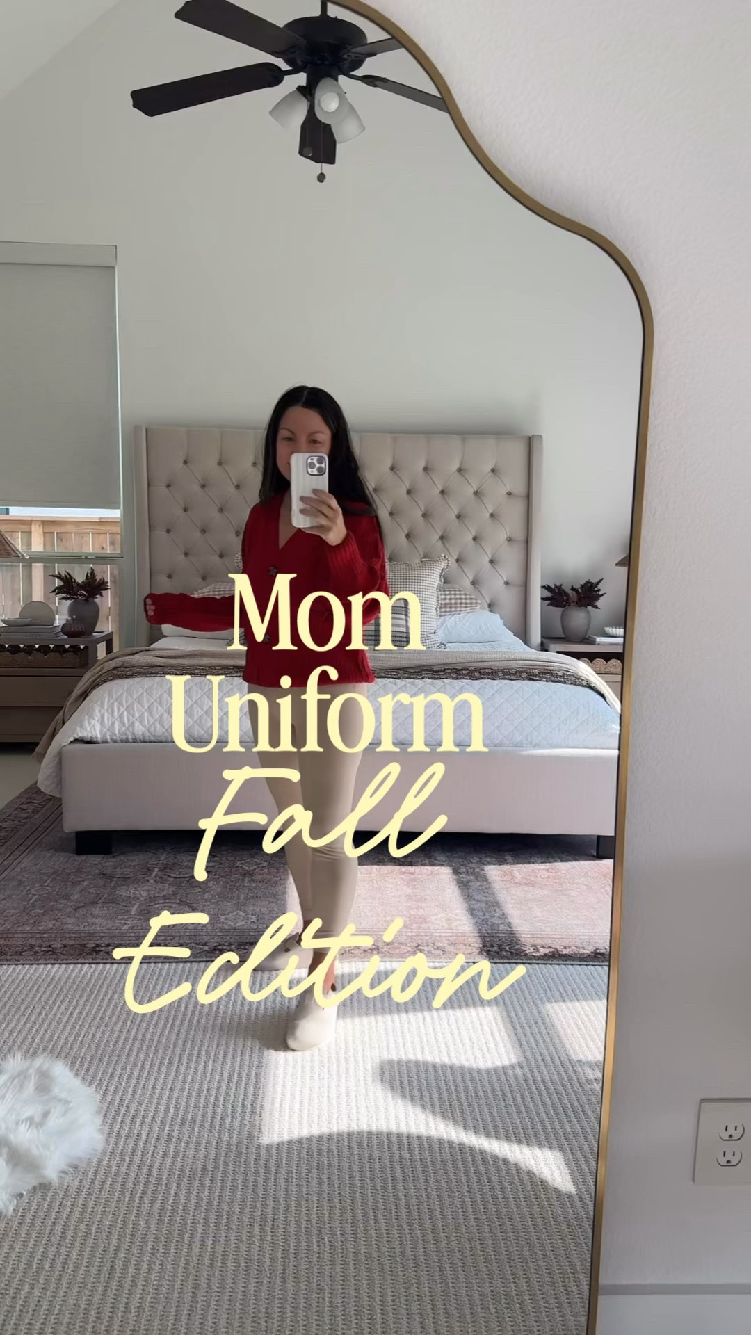Easy fall mom outfit that’s comfy enough for school drop-off but still feels put together. ❤️ 

This red cardigan is such a good pop of color with neutral leggings, and I love how easy this outfit is to switch up with clogs or sneakers. One of those comfortable fall outfits I’d wear for school drop-off, coffee runs, errands, sports mom days or just an everyday mom uniform. Fall outfit women. 

If you’re looking for an easy mom outfit, casual fall outfit, leggings outfit, petite-friendly outfit or everyday athleisure outfit, these are the kinds of pieces you’ll reach for over and over. Linking the cardigan, leggings, clogs, sneakers + everything else here!

#falloutfit #momoutfit #casualoutfit #leggingsoutfit #fallfashion

#LTKootd #LTKOver40 #LTKPetite
