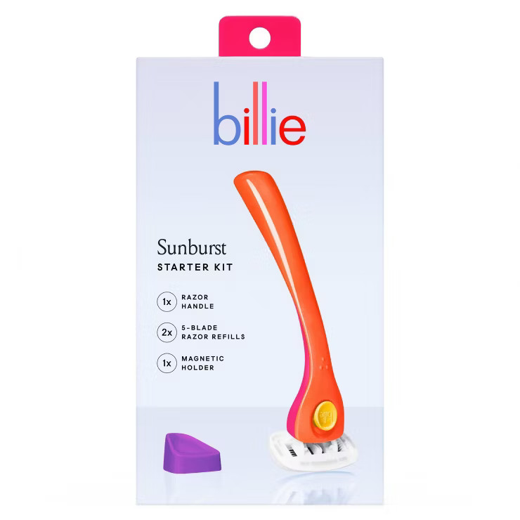 Billie Women's Razor Handle with Magnetic Holder & 2 Blade Refills | Target