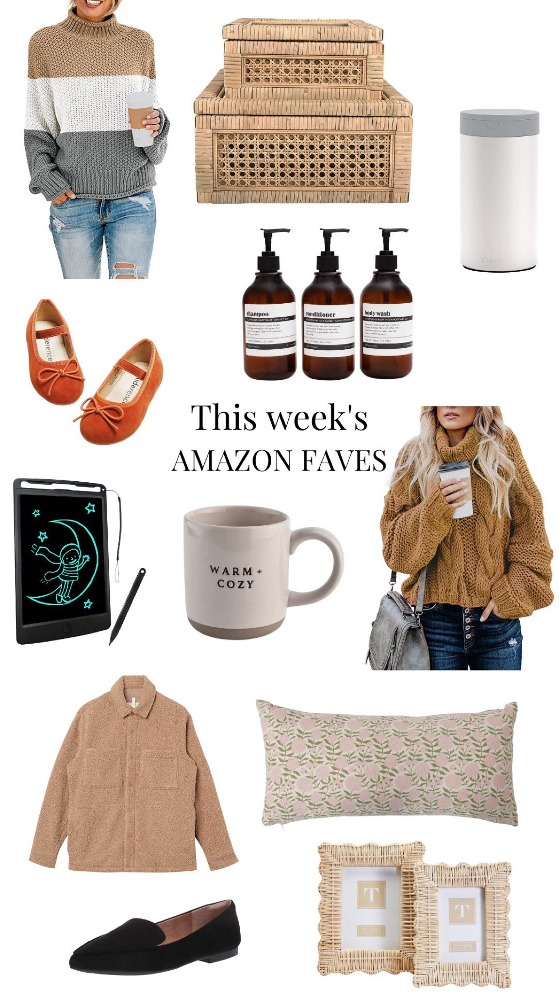 This week’s Amazon finds! So many products are on sale, including the famous cane boxes, colorblocked sweater and scalloped frames! Reviews on kellyinthecity.com 

#LTKSeasonal #LTKsalealert #LTKhome