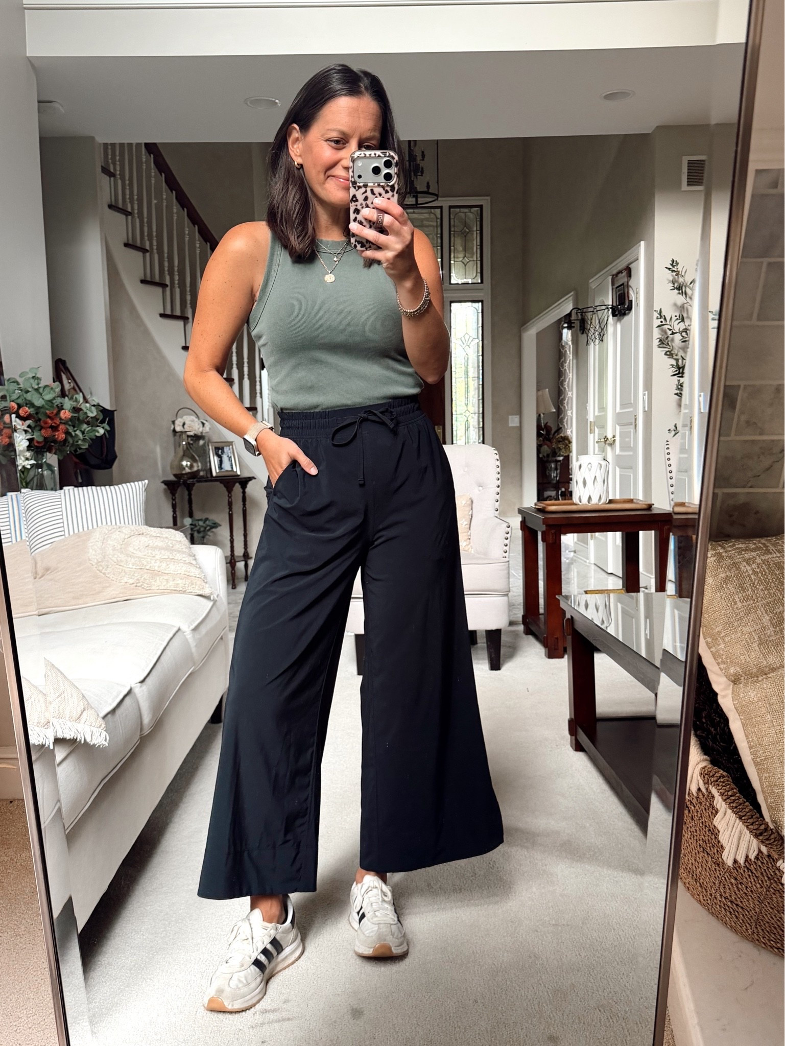 Field trip mom outfit of the day! Pants run true to size - tank runs small!

#LTKootd #LTKmomlife #LTKActive