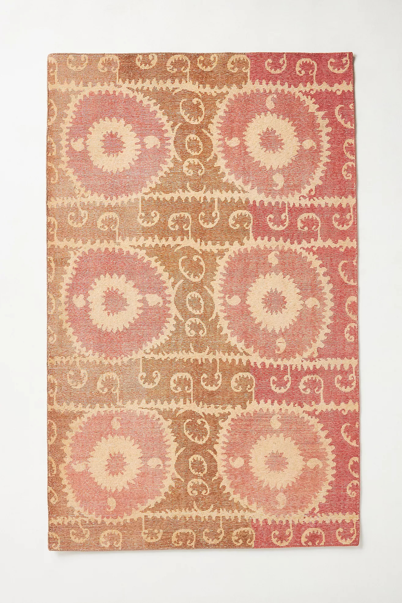 Mila Suzani Hand-Knotted Wool Rug | Anthropologie (US)