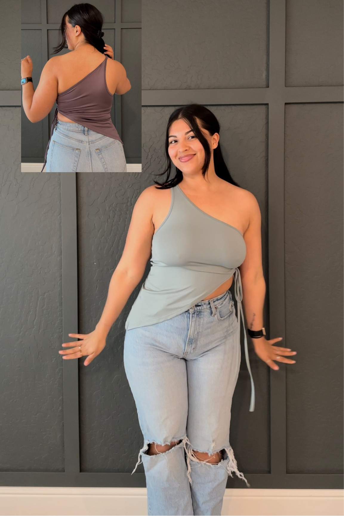 Love that this was a 2 pack, the colors were so pretty & I love the cut!

Linking a similar jean bc this exact pair is no longer on Abercrombie 🥲