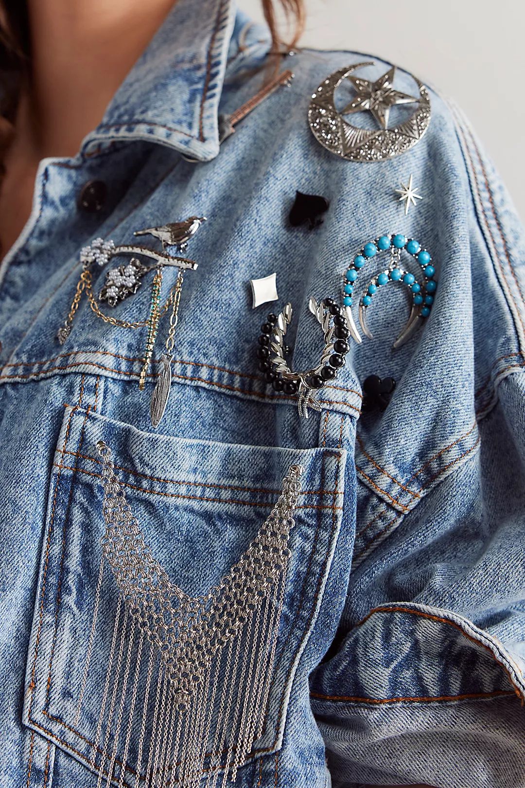 We The Free Opal Swing Denim Jacket
 | Free People (UK)