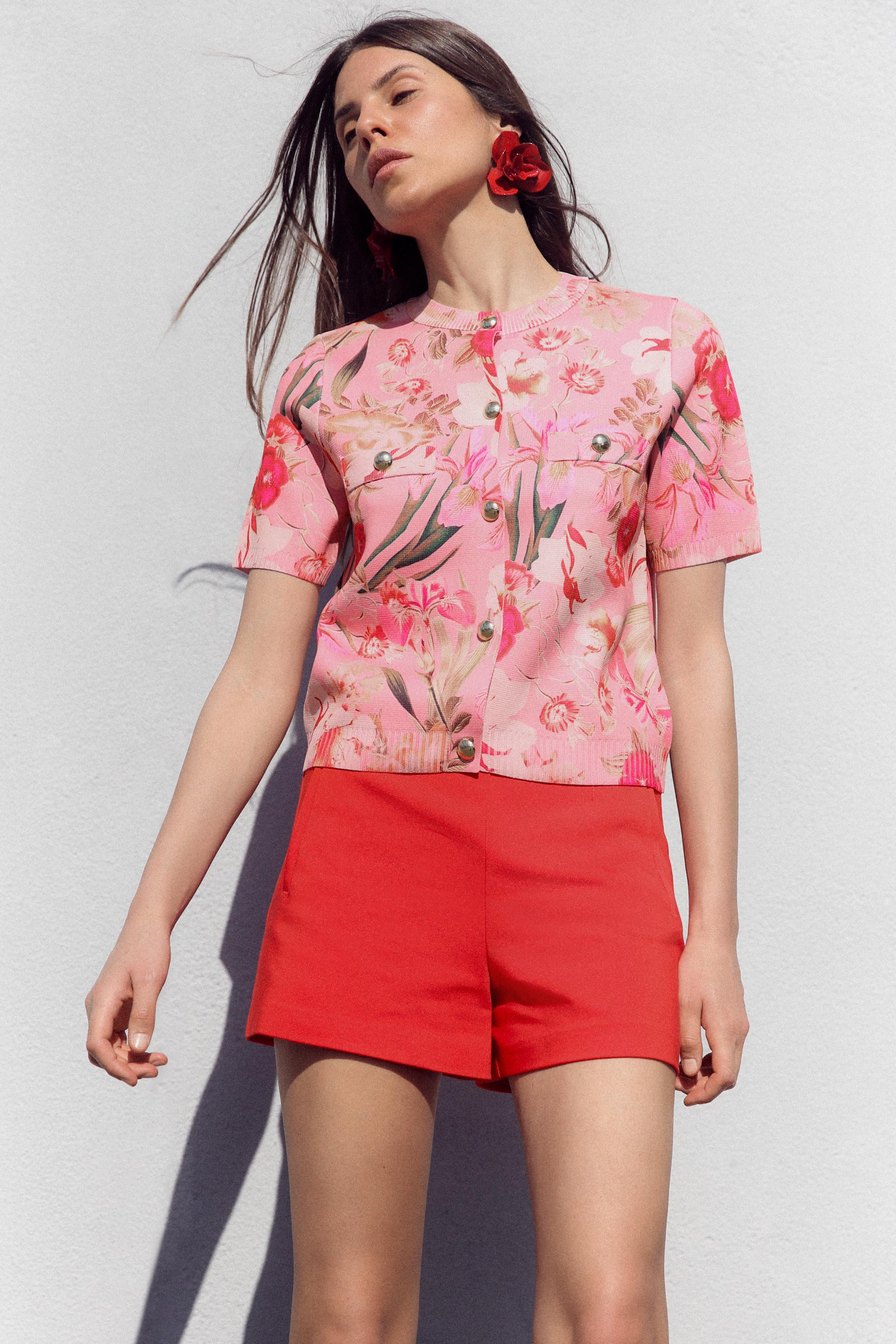 HIGH-WAIST BERMUDA SHORTS | Zara AU