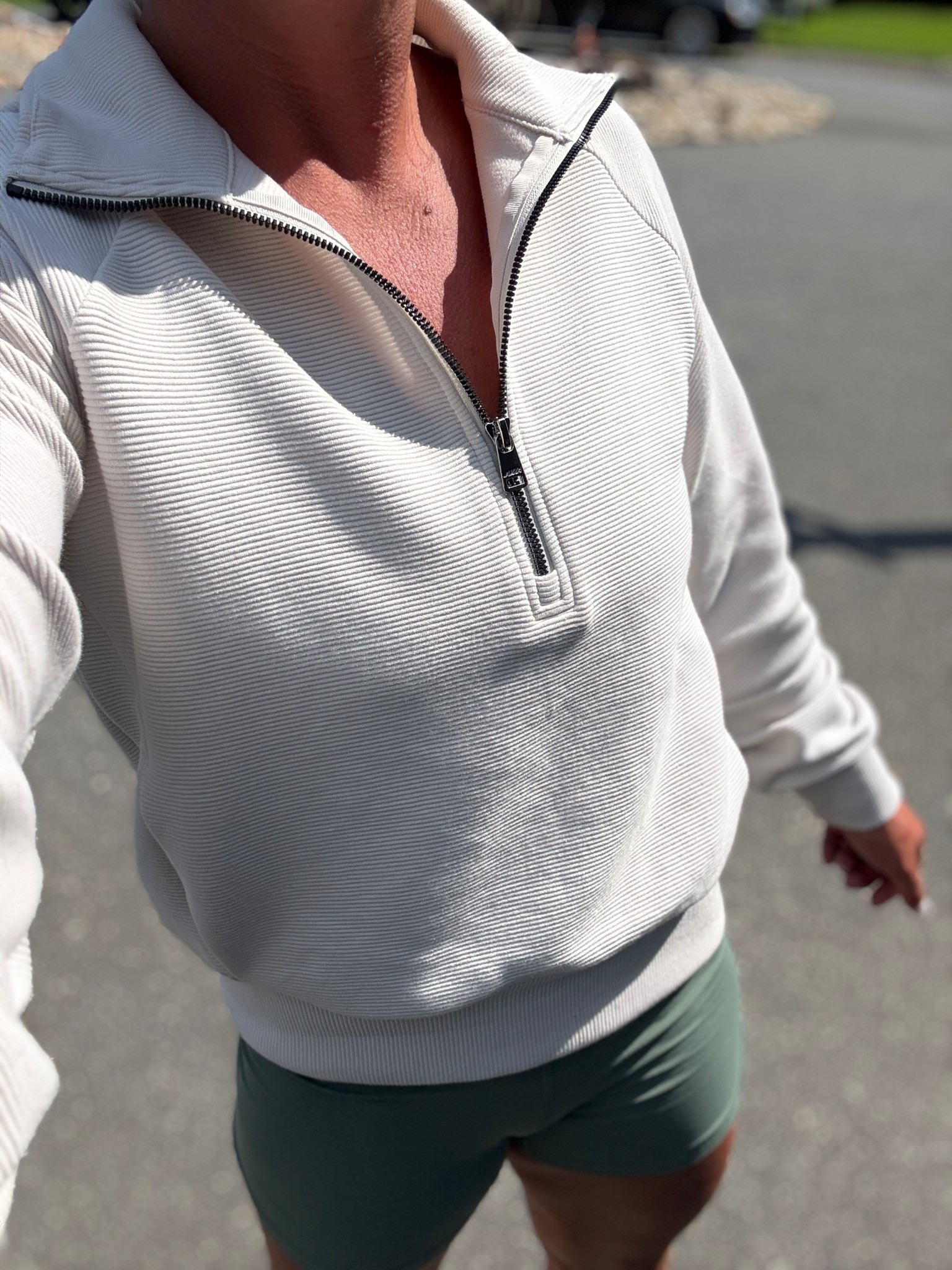 Obsessed with this top! Grabbed it in two different colors- wearing size xs. Paired with some of my favorite biker shorts! 

Walmart finds, Walmart pullover, half zip, ribbed material 

#LTKPetite #LTKFindsUnder50 #LTKActive