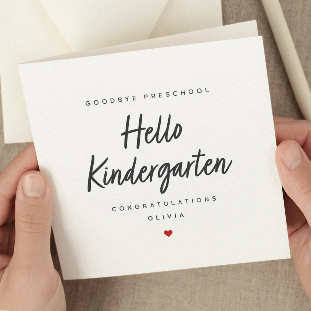 Personalized Preschool Graduation Card for Daughter Preschool Graduation Gift for Girl, Boy, Son,... | Etsy (US)