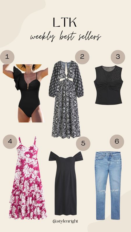 Weekly best sellers!!🤍 

Midsize fashion. Vacation outfits. Easter dress. Date night outfit. Swimwear. Denim. Resort wear.

#LTKmidsize #LTKstyletip #LTKswim