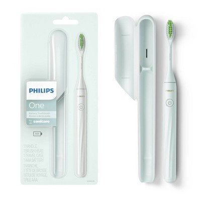 Philips One by Sonicare Battery Toothbrush - HY1100/03 - Mint | Target
