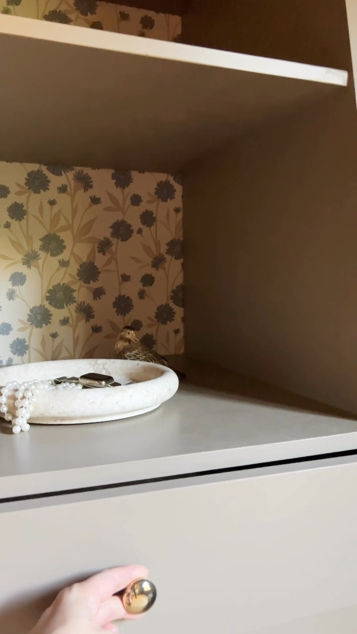 Budget friendly closet refresh! 
Who knew one roll of wallpaper and some paint would make such a difference! 

#LTKCyberWeek #LTKHome #LTKSaleAlert