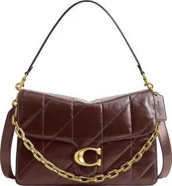 COACH Tabby 35 Quilted Glazed Leather Chain Shoulder Bag | Nordstrom | Nordstrom