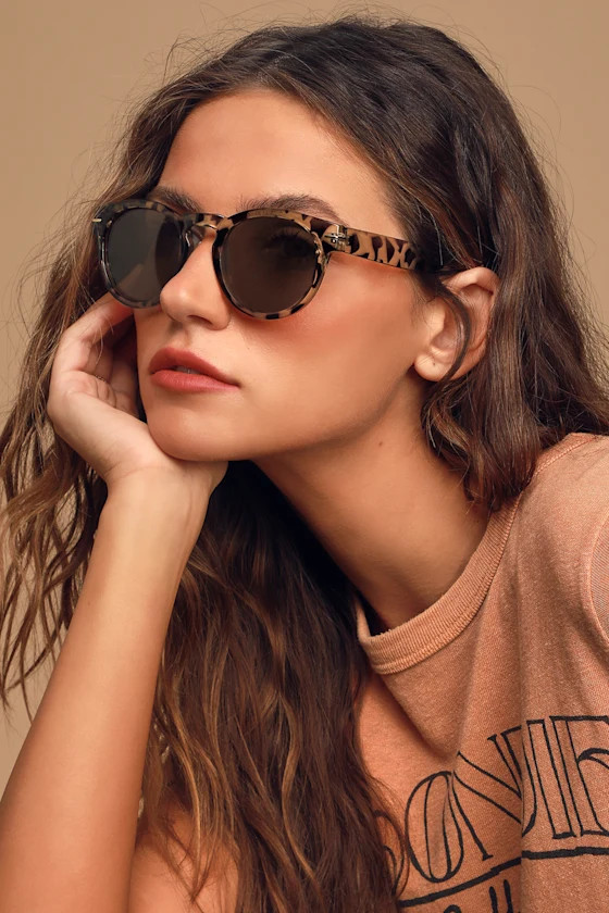 See You Later  Brown Tortoise Round Sunglasses | Lulus (US)