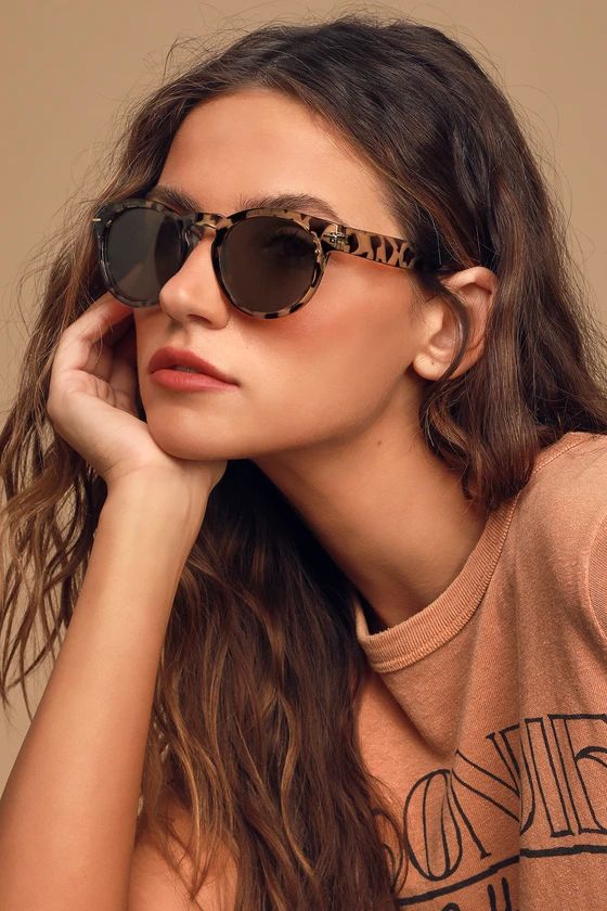 See You Later  Brown Tortoise Round Sunglasses | Lulus (US)
