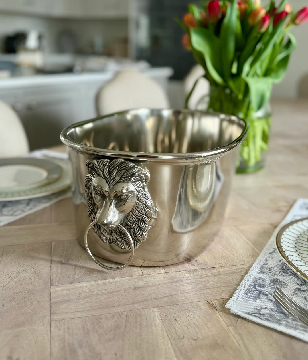 Lion Champagne Bucket - Etsy | Etsy (US)
