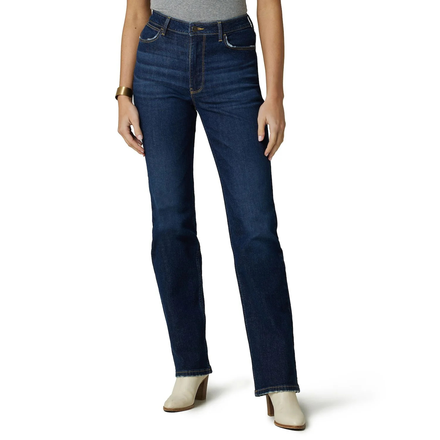 Wrangler Womens Straight Leg Jeans Dark Wash 16x32 | Walmart (US)