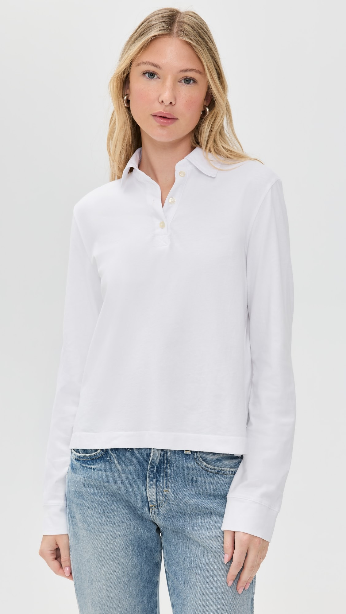 Margo Long Sleeve Polo | Shopbop