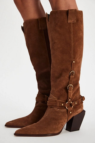 Maine Buckle Heeled Boots | Free People (Global - UK&FR Excluded)