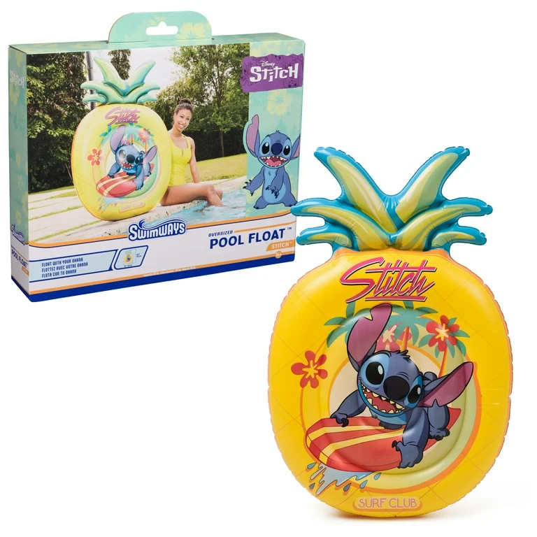 SwimWays Disney Stitch Oversized Pool Float, for Adults and Teens Age 14 & up | Walmart (US)