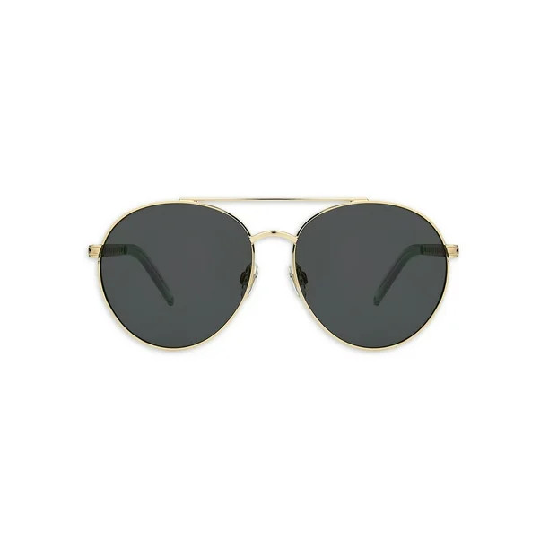 Foster Grant Ladies Round Gold Sunglass - Walmart.com | Walmart (US)
