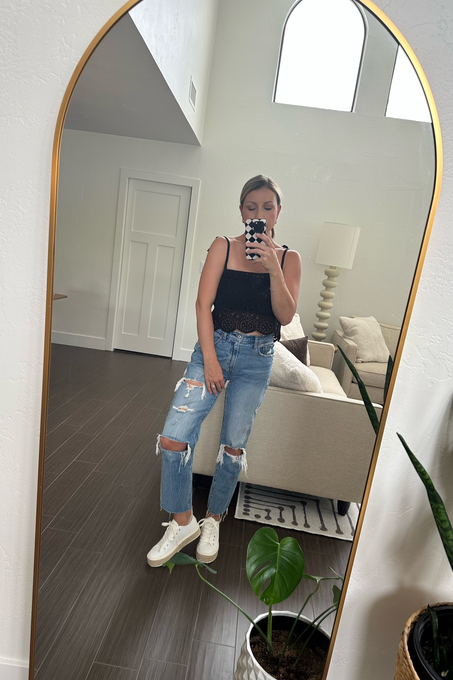 This crochet top is easy breezy and doesn’t show too much tummy. Wearing a small  

#LTKunder100 #LTKFind #LTKSeasonal