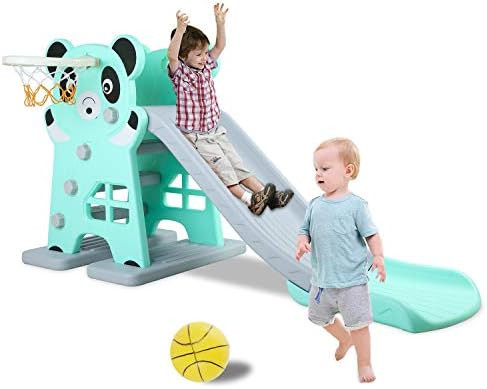 LAZY BUDDY Kids Slide, Sturdy Toddler Playground Slipping Slide Climber for Indoor Outdoors Use, ... | Amazon (US)