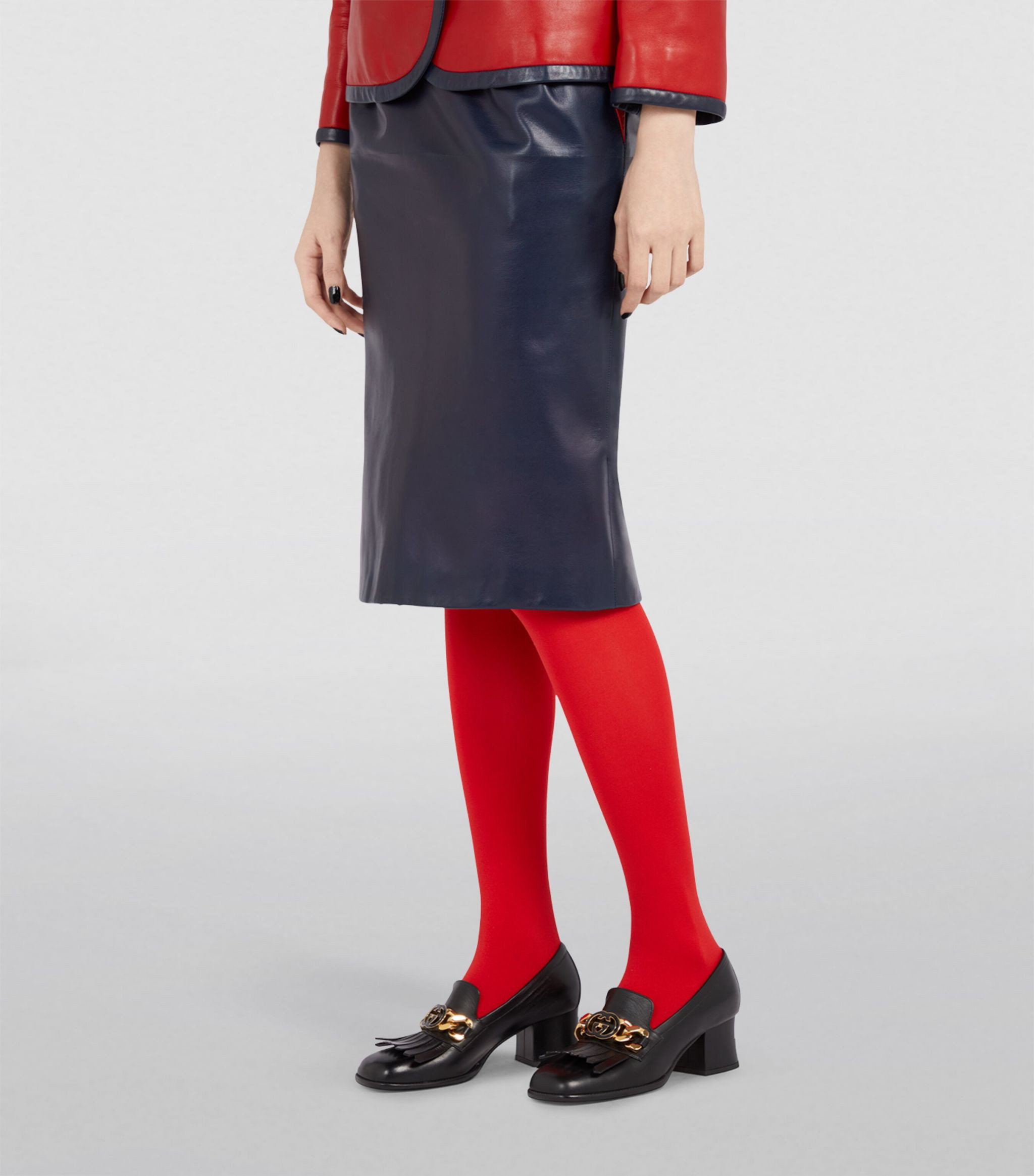 Leather Interlocking G Pumps | Harrods