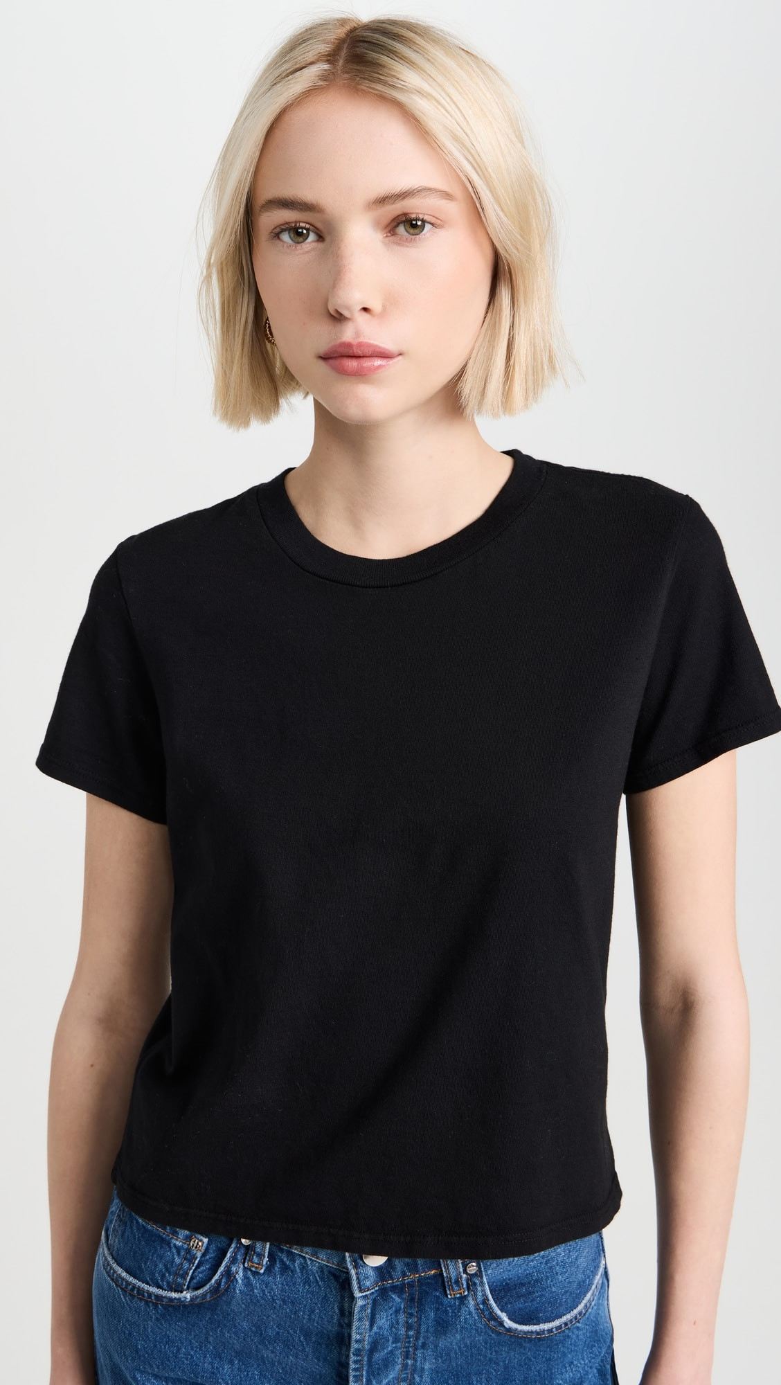perfectwhitetee Springsteen Supima Cotton Baby Tee | Shopbop | Shopbop