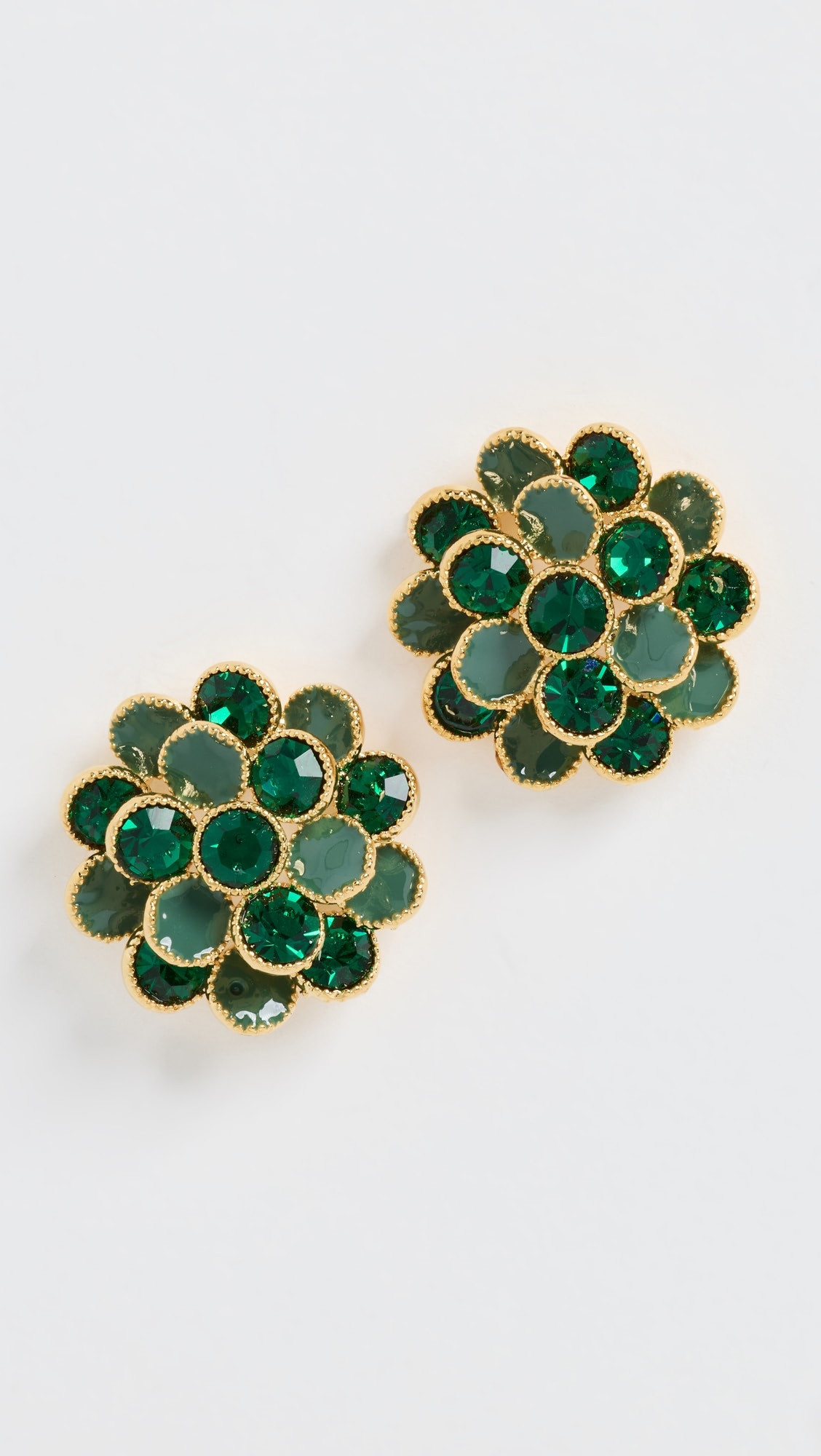 Colored Beaded Flower Stud Earrings | Shopbop
