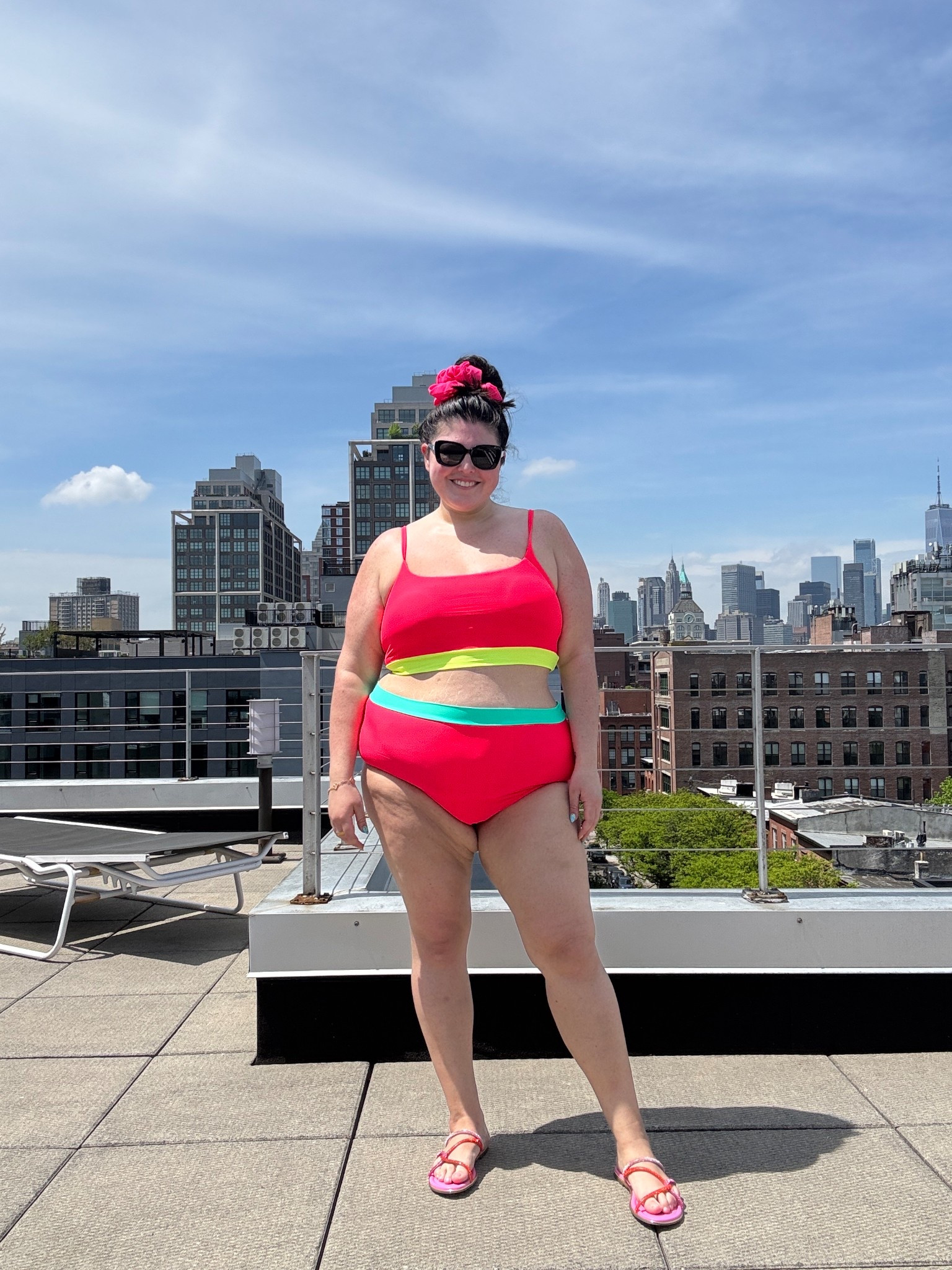 Absolutely obsessed with this swimsuit set! The color block is so vibrant and fun for the summer. I’m wearing a 2x and it fits great. They have them in other colors too, so you can mix and match!  

#LTKSeasonal #LTKPlusSize #LTKSwim