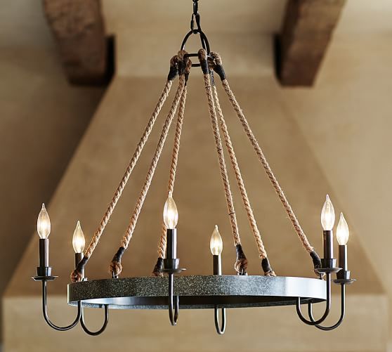 Napa Wine Barrel Chandelier | Pottery Barn (US)