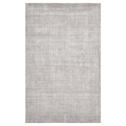 Solo Rugs Lodhi Modern Classic Mist Grey Linen Solid Rug - 9'x12' | Kathy Kuo Home