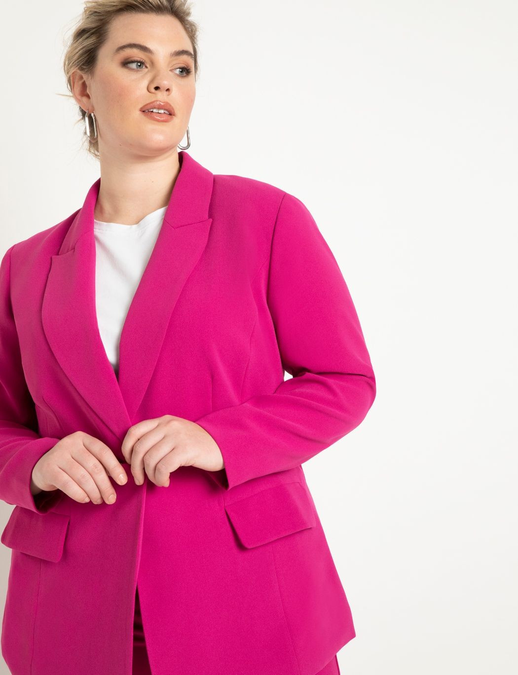 One Button Blazer | Eloquii