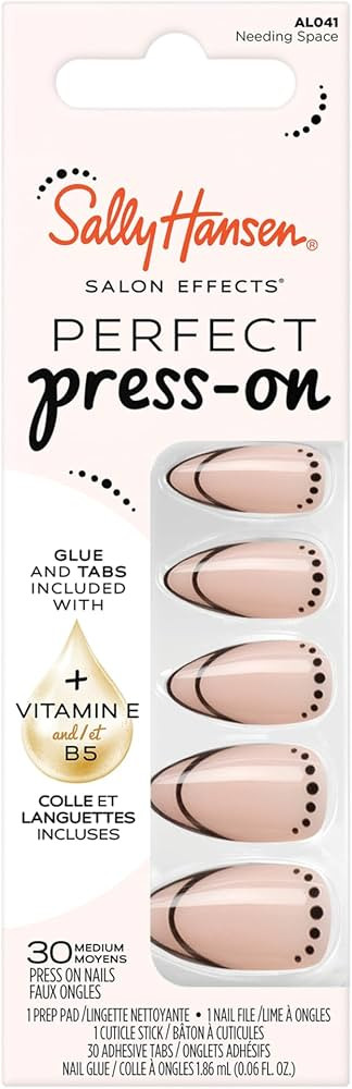 Sally Hansen Salon Effects Perfect Press-On Nails | Almond Shape | Easy to Apply, Non-Damaging| 3... | Amazon (US)