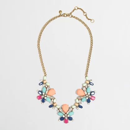 Factory floral clusters necklace | J.Crew US