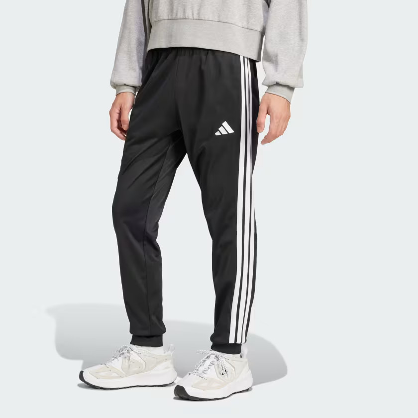 adidas 3-Stripes Tricot Regular Tapered Track Pants - Black | Free Shipping with adiClub | adidas... | adidas (US)