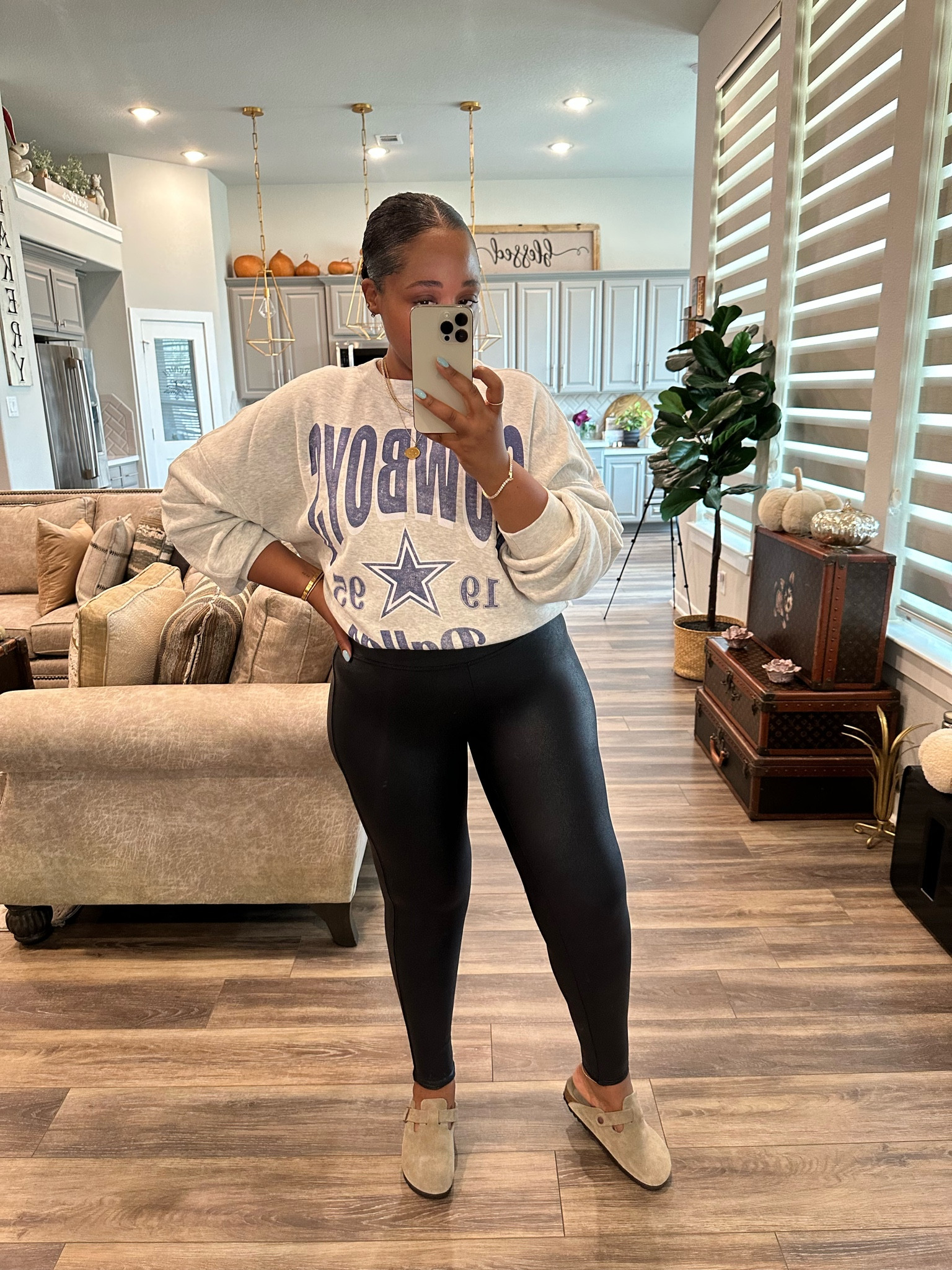 Sweatshirt-  small 
Leggings-  medium 
Birkenstocks -  tts 

Cozy outfit - fall fashion - fall outfit - fall style - leggings - sweatshirt - casual outfit - football - football season - Birkenstock - shoes - 

Follow my shop @styledbylynnai on the @shop.LTK app to shop this post and get my exclusive app-only content!

#liketkit 
@shop.ltk
https://liketk.it/4U955

Follow my shop @styledbylynnai on the @shop.LTK app to shop this post and get my exclusive app-only content!

#liketkit 
@shop.ltk
https://liketk.it/4Uf6X

Follow my shop @styledbylynnai on the @shop.LTK app to shop this post and get my exclusive app-only content!

#liketkit 
@shop.ltk
https://liketk.it/4Uzon

Follow my shop @styledbylynnai on the @shop.LTK app to shop this post and get my exclusive app-only content!

#liketkit 
@shop.ltk
https://liketk.it/4UzR8

Follow my shop @styledbylynnai on the @shop.LTK app to shop this post and get my exclusive app-only content!

#liketkit 
@shop.ltk
https://liketk.it/4UGc9

Follow my shop @styledbylynnai on the @shop.LTK app to shop this post and get my exclusive app-only content!

#liketkit #LTKFindsUnder50 #LTKMidsize #LTKStyleTip
@shop.ltk
https://liketk.it/4UMH4