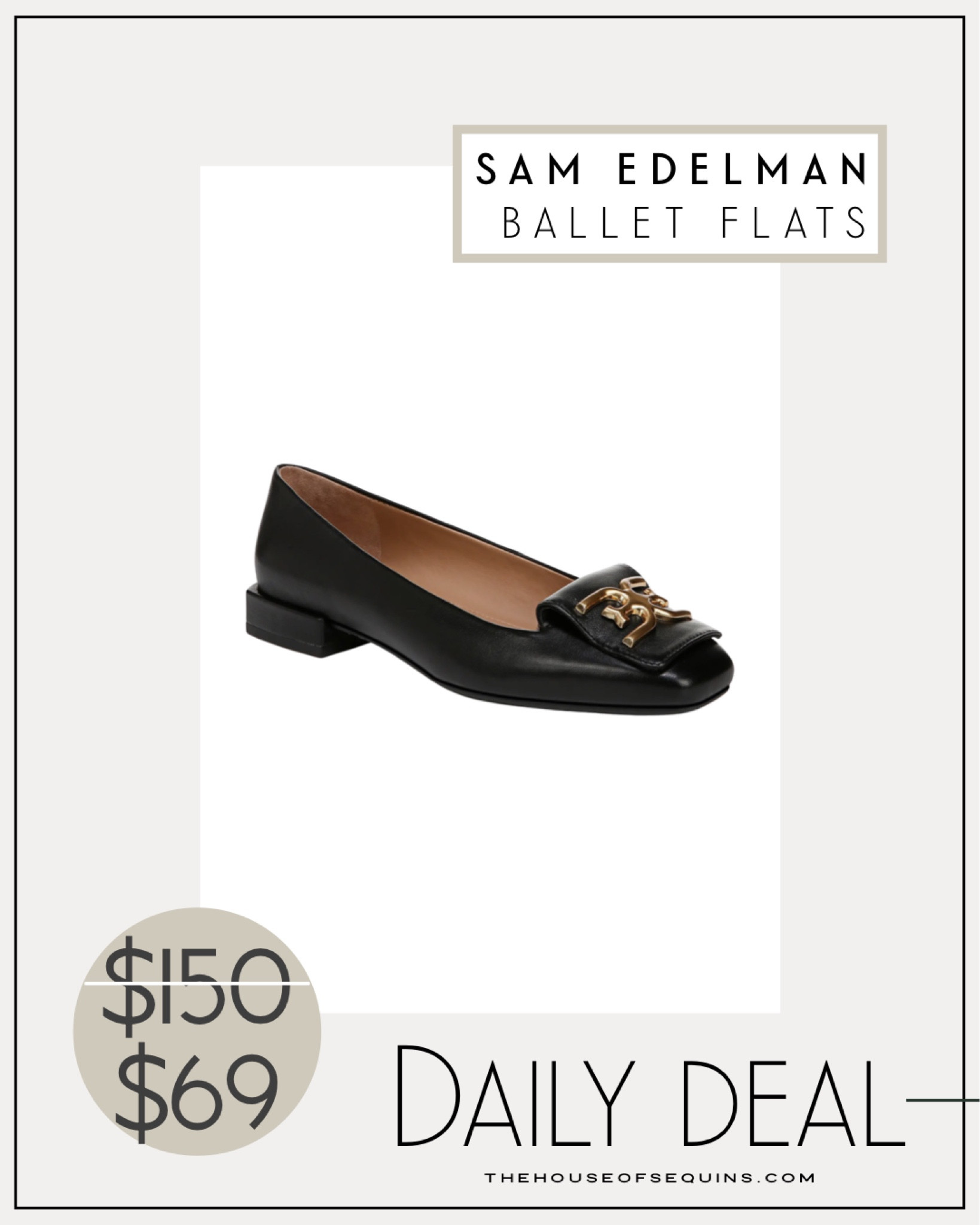 53% OFF these Sam Edelman flats