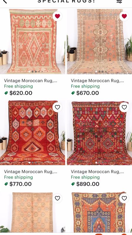 Etsy vintage rugs 

#LTKHome
