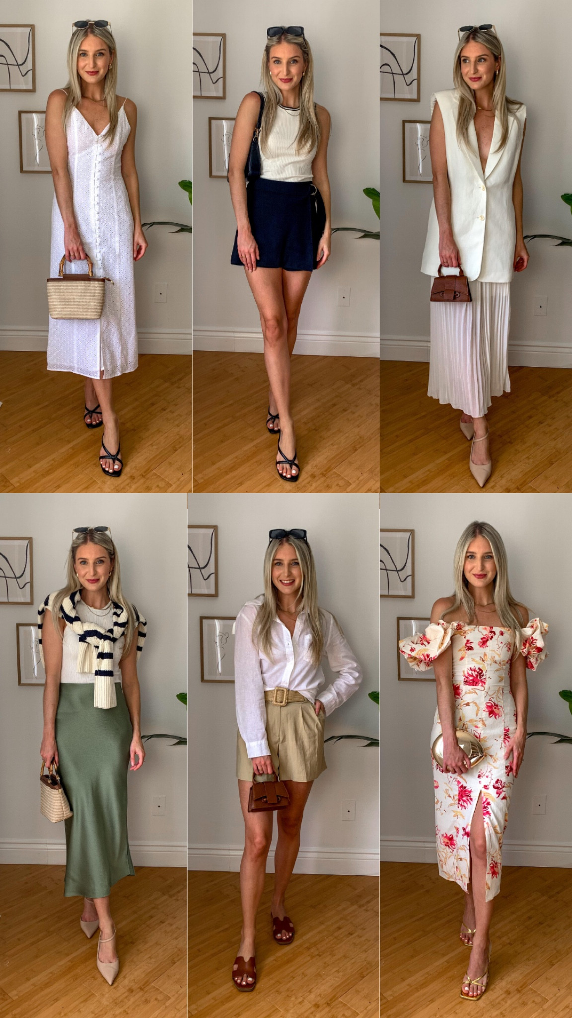 The best summer looks from H&amp;M!  There’s everything from a summer wedding guest dress, summer satin skirt, summer skort, summer shorts, white summer dress and more! There’s so many amazing items that make the perfect summer capsule wardrobe 🤍

#LTKFindsUnder100 #LTKSeasonal #LTKStyleTip