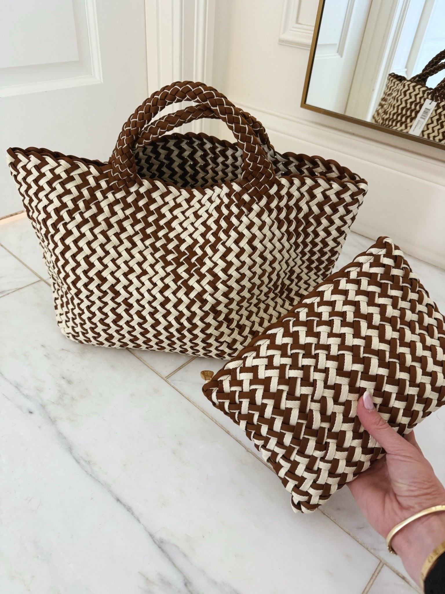 This gorgeous tote bag could easily double as a travel bag and a beach bag. Perfect for spring break. 


#LTKTravel