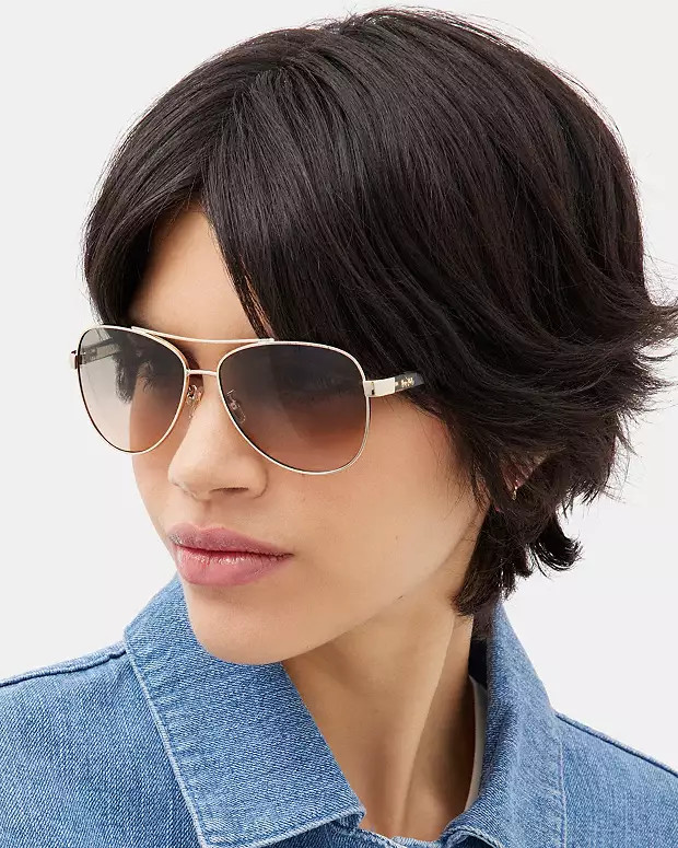 Horse And Carriage Pilot Sunglasses | Coach Outlet US