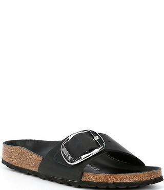 Women's Madrid Big Buckle Oiled Leather Sandals | Dillard's
