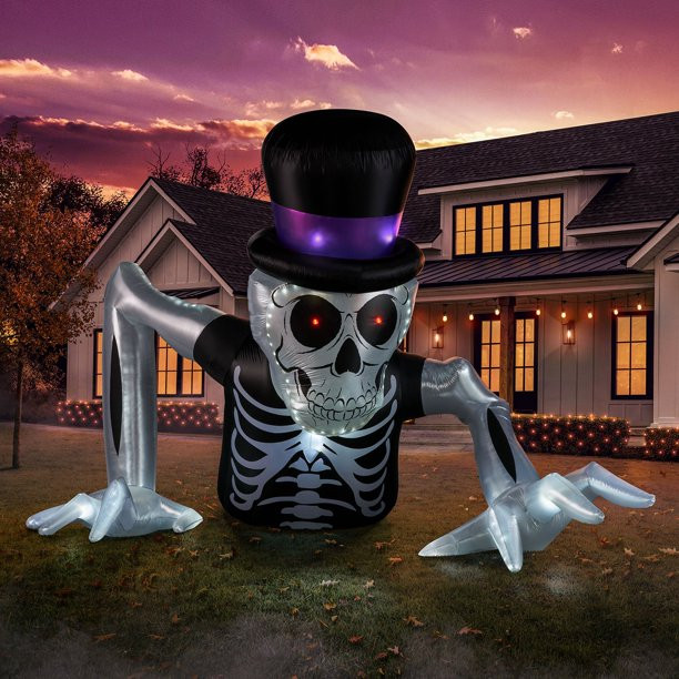 Member's Mark 15' Pre-Lit Giant Skeleton Airblown | Sam's Club