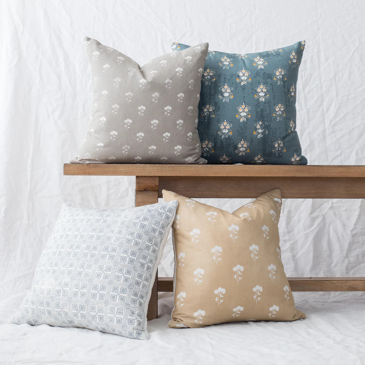 Atlas - 4 Pack Pillow Covers - 18" | Woven Nook