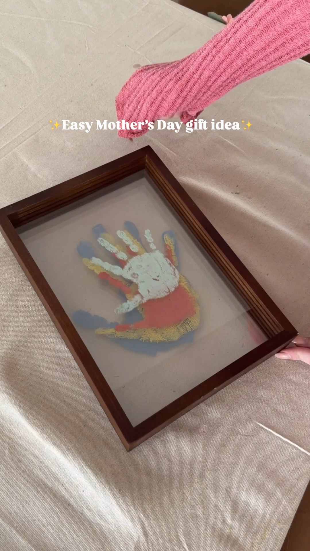 If you want a meaningful (but simple) Mother’s Day gift… this is it 🤍

Their hands won’t stay this small…
but this lets you keep them forever 🥺

#craftymom

#LTKmomlife #LTKKids #LTKBaby