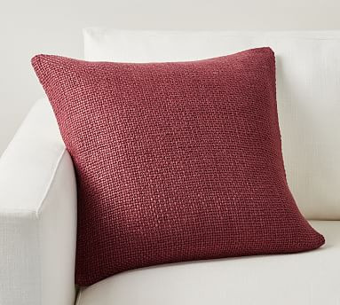 Faye Linen Textured Pillow Covers | Pottery Barn (US)