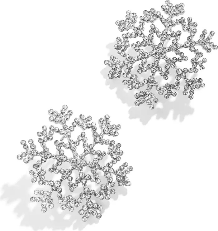 BaubleBar Snowflake Statement Earrings | Nordstrom | Nordstrom